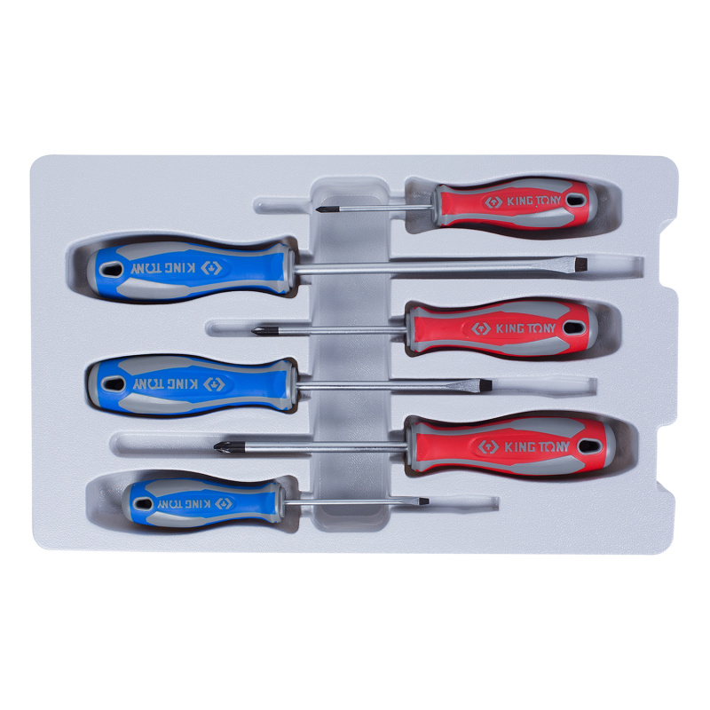 KING TONY Набор отверток в коробке, 6 предметов 31116MR