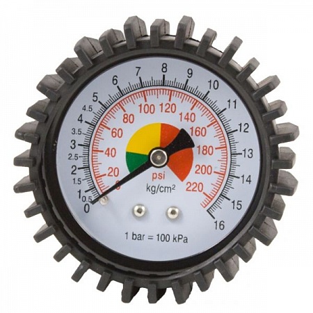 Манометр 6см задний вход 0-160psi прорезиненный 1/4 SV8051