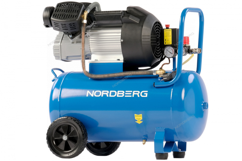 Компрессор поршневой V-образный 220В, ресив. 50л, 360л/мин NORDBERG NCE50/360V