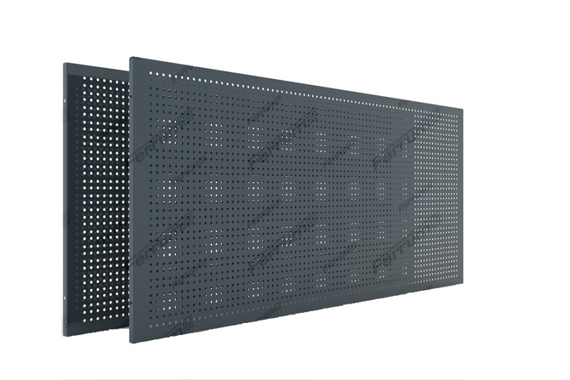 Перфорированные панели для верстака "Premium" 1880 мм, 2 шт/уп. FERRUM 11.934-7016 серые