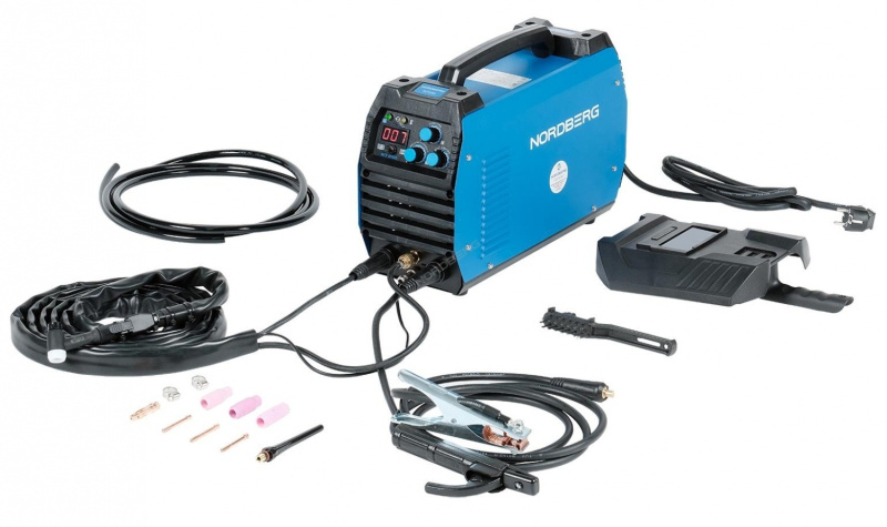 Сварочный аппарат инверторный TIG+MMA ,220V NORDBERG WT200