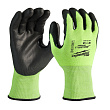 Перчатки защитные Hi-Vis Cut level (Хай Виз Кат Левел) 3/C, M/8 HI-VIS CUT C GLOVES - 8/M -1PC MILWA